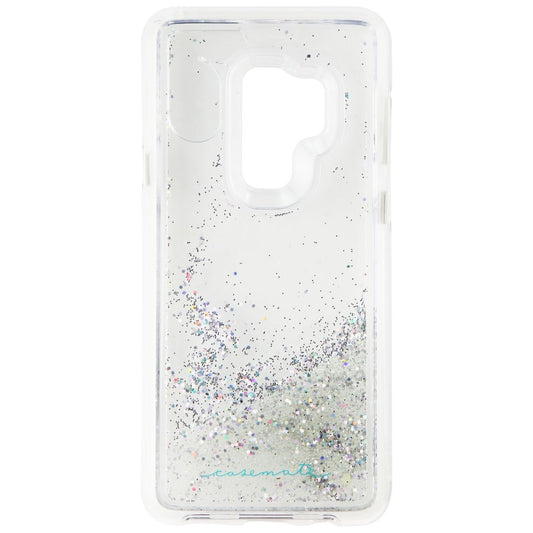 Case-Mate Waterfall Liquid Glitter Case for Galaxy S9+ (Plus) - Clear/Silver Cell Phone - Cases, Covers & Skins Case-Mate    - Simple Cell Bulk Wholesale Pricing - USA Seller