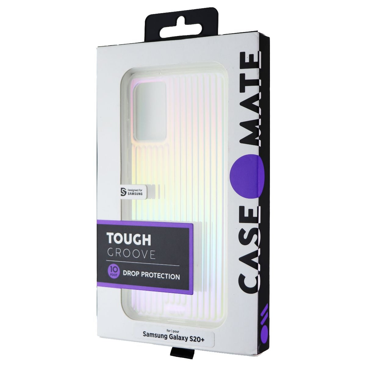 Case-Mate Tough Groove Hybrid Case for Samsung Galaxy (S20+) - Iridescent Cell Phone - Cases, Covers & Skins Case-Mate    - Simple Cell Bulk Wholesale Pricing - USA Seller