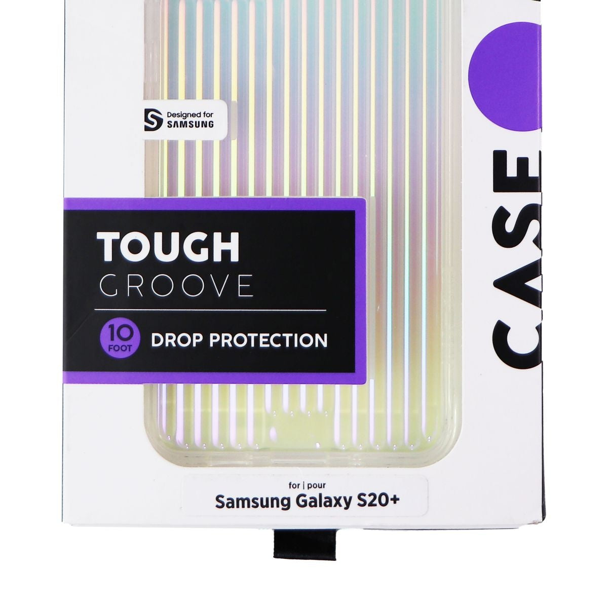 Case-Mate Tough Groove Hybrid Case for Samsung Galaxy (S20+) - Iridescent Cell Phone - Cases, Covers & Skins Case-Mate    - Simple Cell Bulk Wholesale Pricing - USA Seller