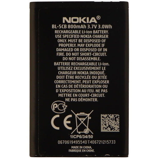 Nokia OEM BL-5CB Replacement (3.7V) 800mAh Battery for Nokia 1100/2270/2280/2285 Cell Phone - Batteries Nokia    - Simple Cell Bulk Wholesale Pricing - USA Seller