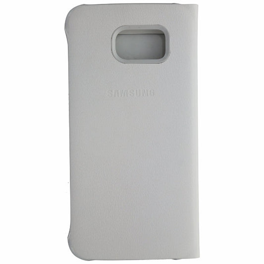 Samsung S-View Flip Cover Case for Samsung Galaxy S6 White Cell Phone - Cases, Covers & Skins Samsung    - Simple Cell Bulk Wholesale Pricing - USA Seller