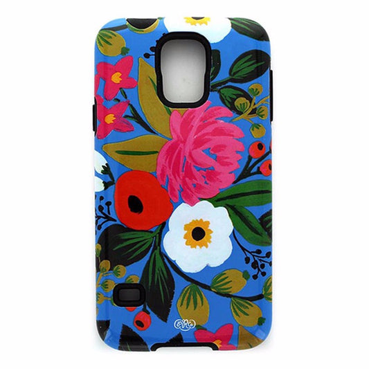 Sonix Inlay Series Hardshell Case for Samsung Galaxy S5 - Cyan Blue / Floral Cell Phone - Cases, Covers & Skins Sonix    - Simple Cell Bulk Wholesale Pricing - USA Seller