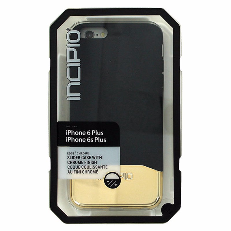 Incipio Edge Chrome Slider Case for iPhone 6 Plus 6S Plus Black and Gold Cell Phone - Cases, Covers & Skins Incipio    - Simple Cell Bulk Wholesale Pricing - USA Seller