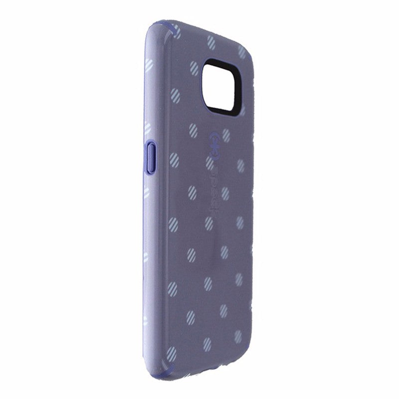Speck CandyShell Inked Case for Samsung Galaxy S6 - Polka Purple Cell Phone - Cases, Covers & Skins Speck    - Simple Cell Bulk Wholesale Pricing - USA Seller
