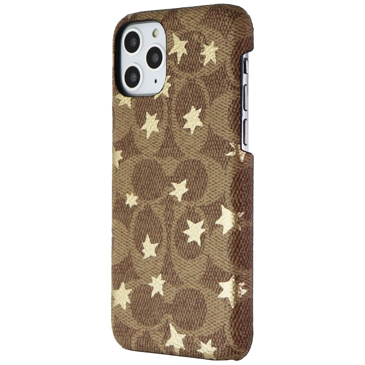Coach Slim Wrap Case for Apple iPhone 11 Pro - Khaki / Gold Foil Stars Cell Phone - Cases, Covers & Skins Coach    - Simple Cell Bulk Wholesale Pricing - USA Seller