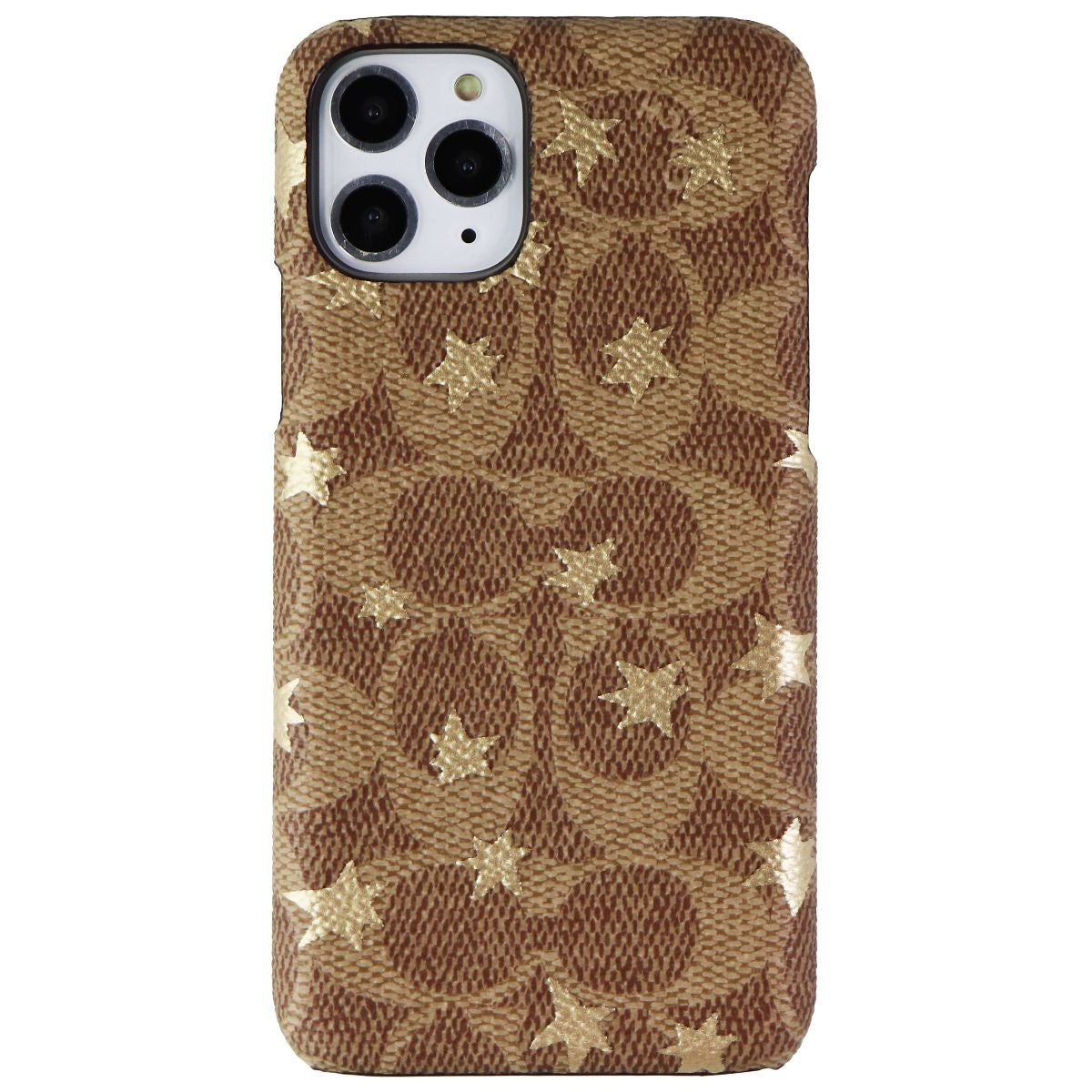 Coach Slim Wrap Case for Apple iPhone 11 Pro - Khaki / Gold Foil Stars Cell Phone - Cases, Covers & Skins Coach    - Simple Cell Bulk Wholesale Pricing - USA Seller