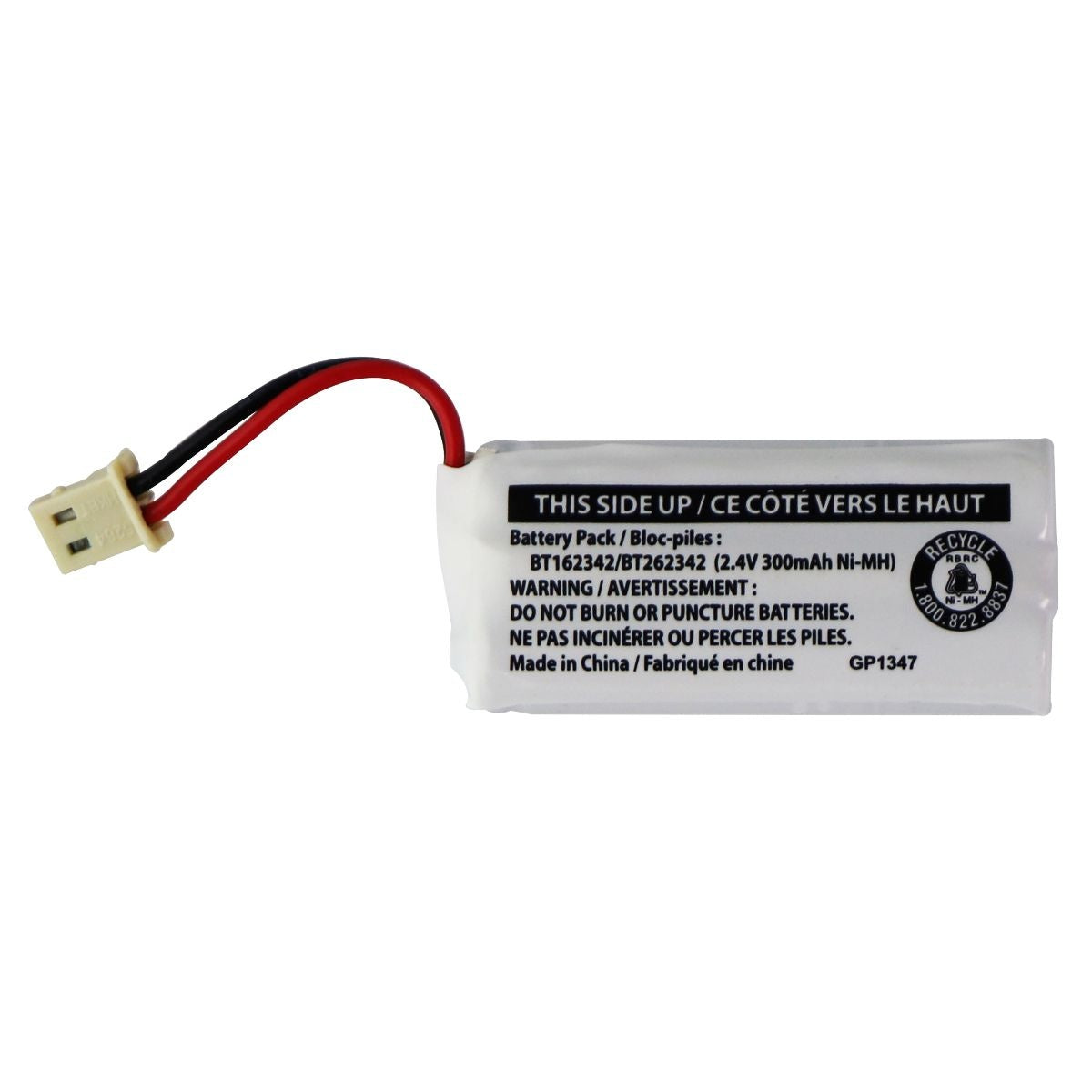 Vtech OEM Battery (BT162342 / BT262342) for AT&T Cordless Telephones Cell Phone - Batteries Vtech    - Simple Cell Bulk Wholesale Pricing - USA Seller