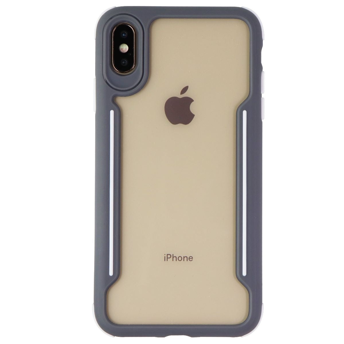 Verizon Slim Guard Clear Grip Case for iPhone XS Max - Clear / Gray Cell Phone - Cases, Covers & Skins Verizon    - Simple Cell Bulk Wholesale Pricing - USA Seller