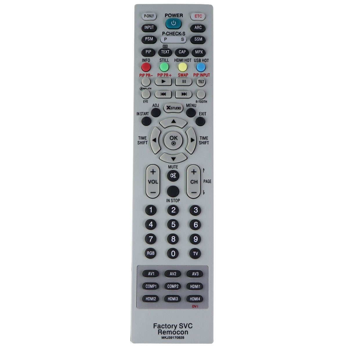 Factory SVC Remocon Remote Control - Gray/Black (MKJ39170828) – Simple ...