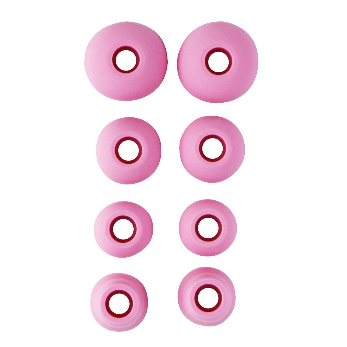 Replacement Silicone Ear Gels/Ear Tips - Pink Portable Audio & Headphones - Replacement Parts & Tools Unbranded    - Simple Cell Bulk Wholesale Pricing - USA Seller