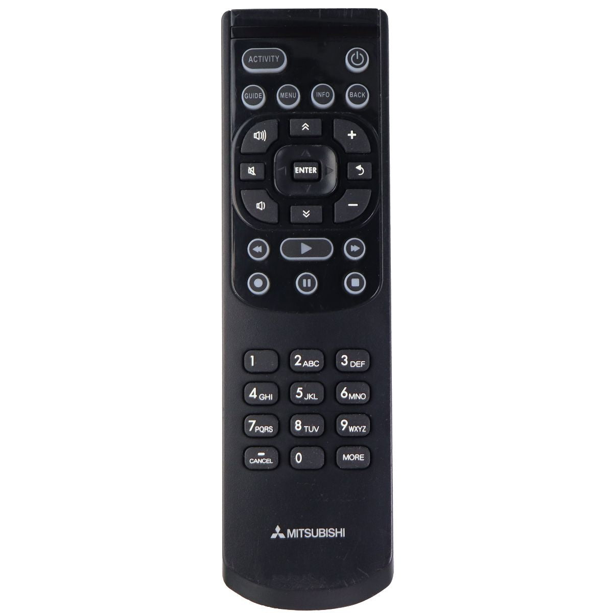 Mitsubishi Remote Control (336BC0-000-R) for Select TVs - Black TV, Video & Audio Accessories - Remote Controls Mitsubishi    - Simple Cell Bulk Wholesale Pricing - USA Seller