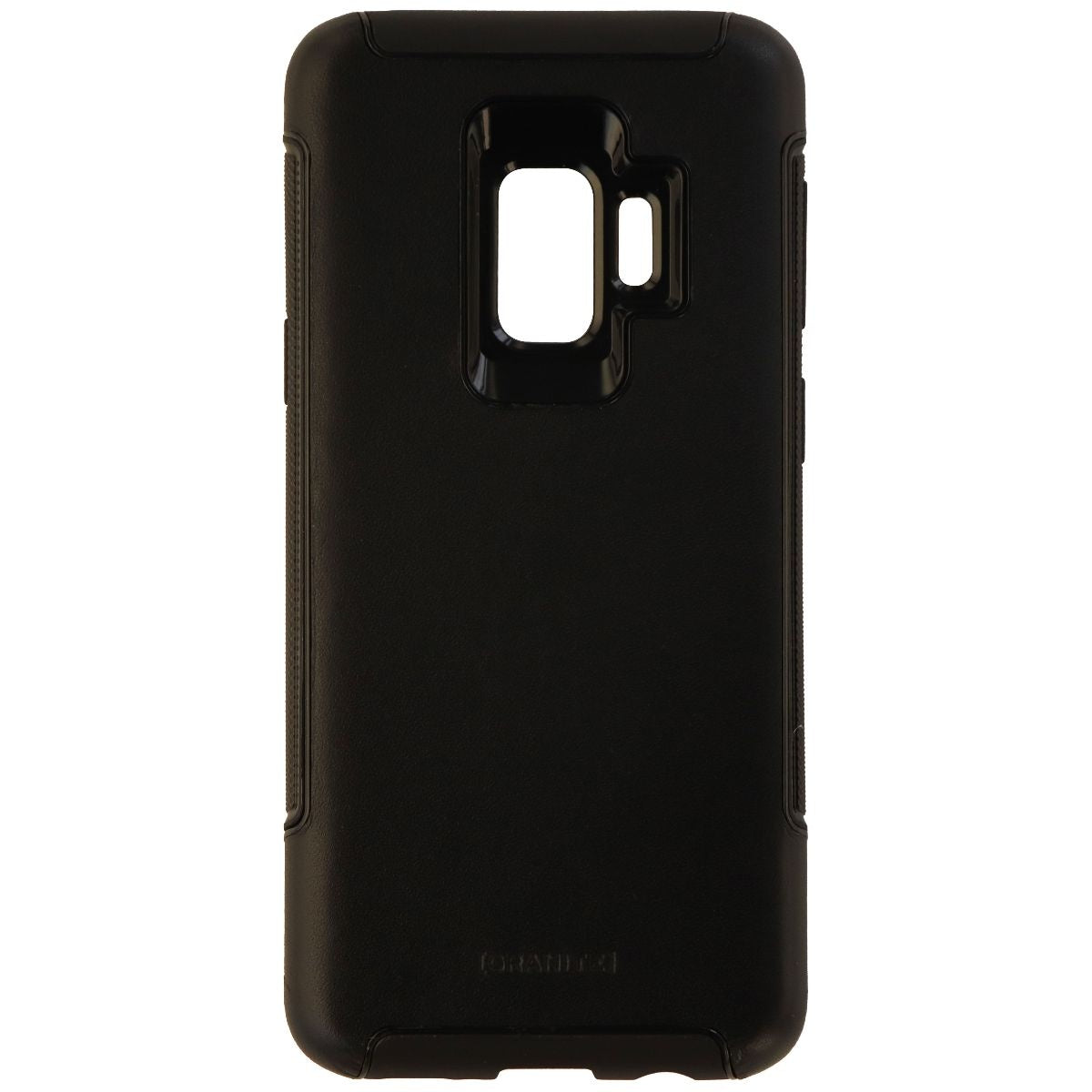 Granite Hybrid Genuine Leather Case Cover for Samsung Galaxy S9 - Black Cell Phone - Cases, Covers & Skins Granite    - Simple Cell Bulk Wholesale Pricing - USA Seller