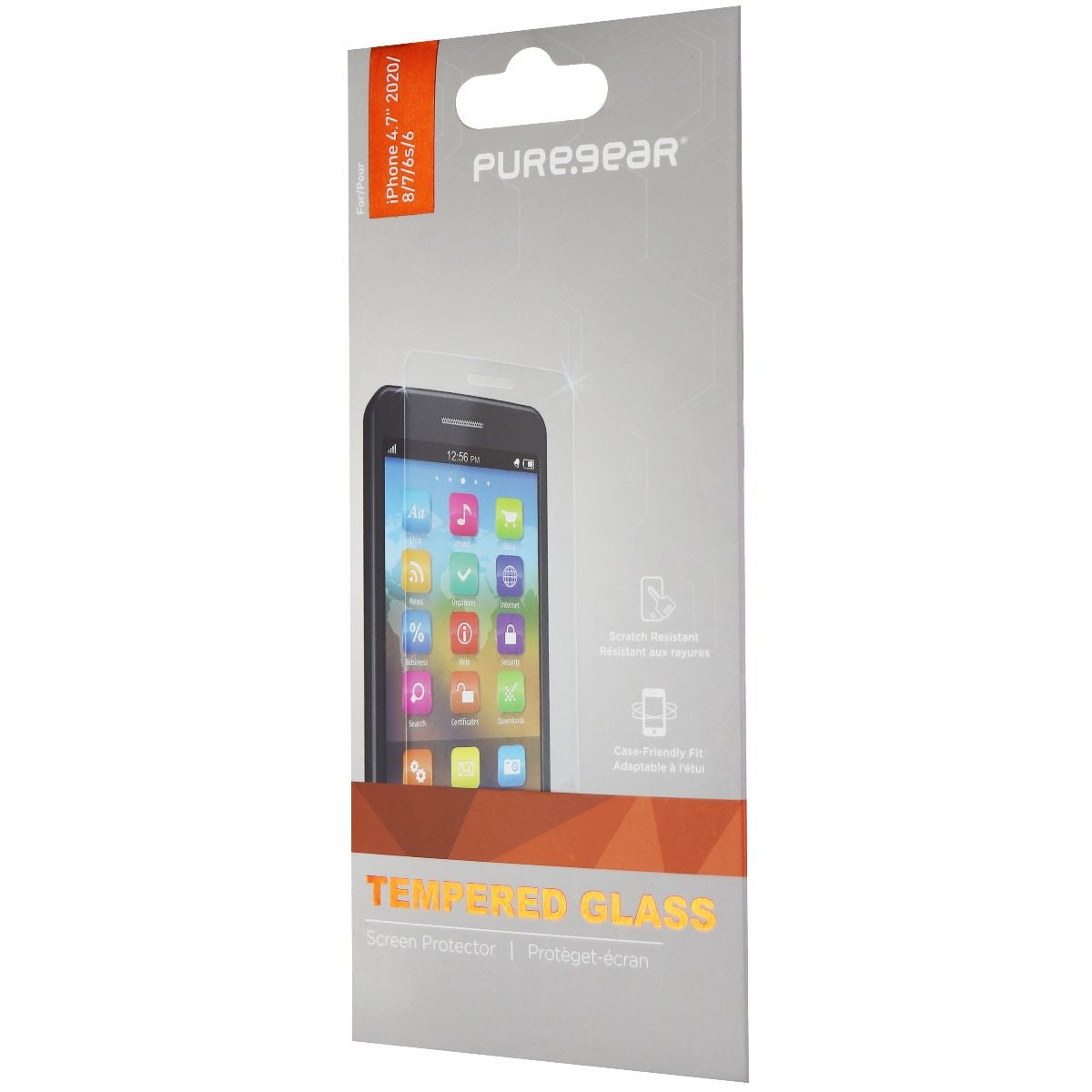 PureGear Precise Tempered Glass for Apple iPhone 8/7/6s/6 - Clear Cell Phone - Screen Protectors PureGear    - Simple Cell Bulk Wholesale Pricing - USA Seller
