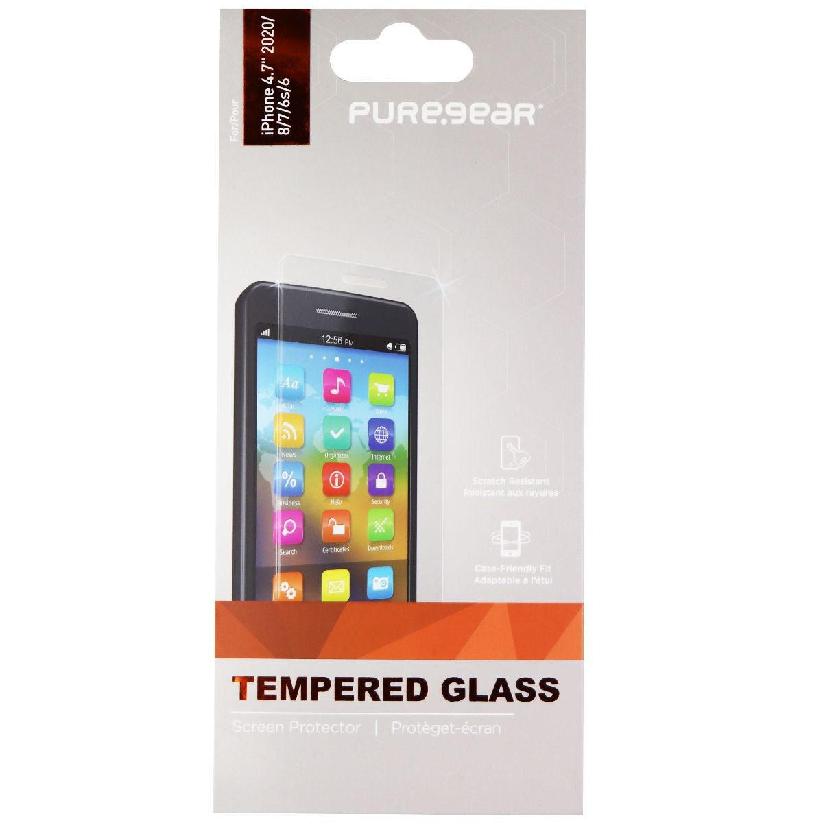 PureGear Precise Tempered Glass for Apple iPhone 8/7/6s/6 - Clear Cell Phone - Screen Protectors PureGear    - Simple Cell Bulk Wholesale Pricing - USA Seller