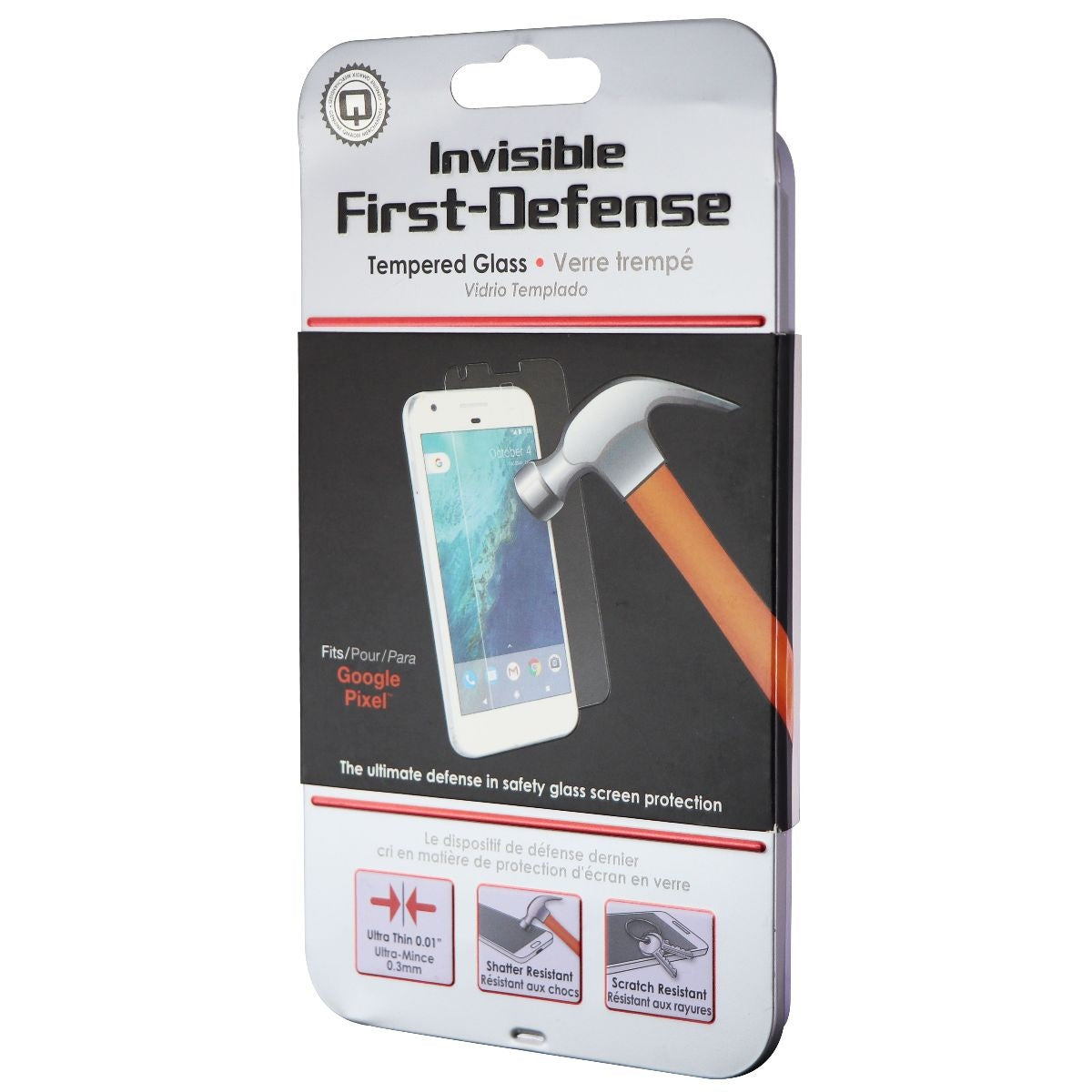 Qmadix Invisible First-Defense 9H Glass for Google Pixel (1st Gen) - Clear Cell Phone - Screen Protectors Qmadix    - Simple Cell Bulk Wholesale Pricing - USA Seller