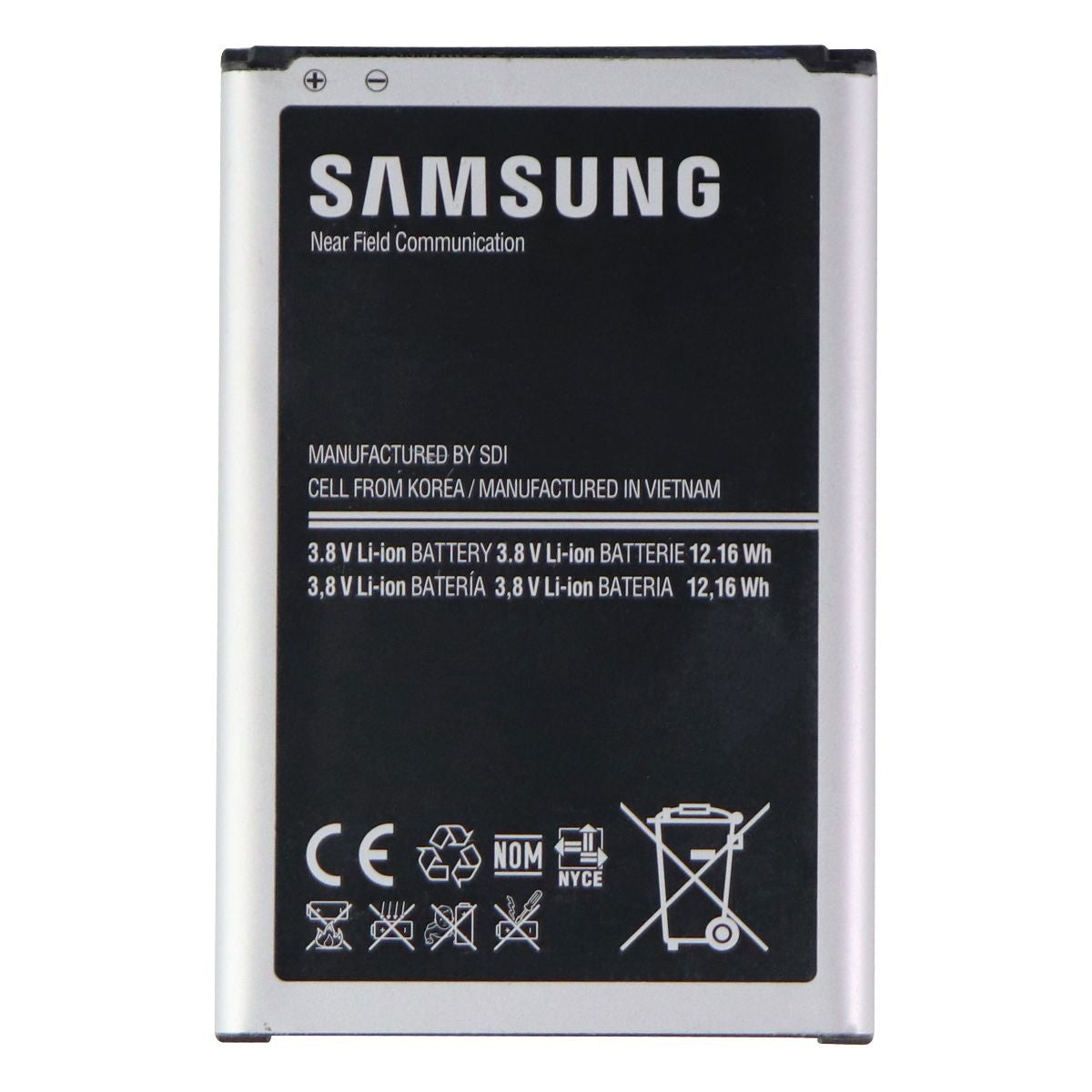Samsung OEM 3,200mAh Battery (B800BZ) for Samsung Galaxy Note 3 N9000 Cell Phone - Batteries Samsung    - Simple Cell Bulk Wholesale Pricing - USA Seller