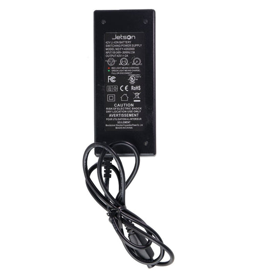 Jetson 42V Li-ion Battery Charger - Black (FY-4202000) Cell Phone - Chargers & Cradles Jetson    - Simple Cell Bulk Wholesale Pricing - USA Seller