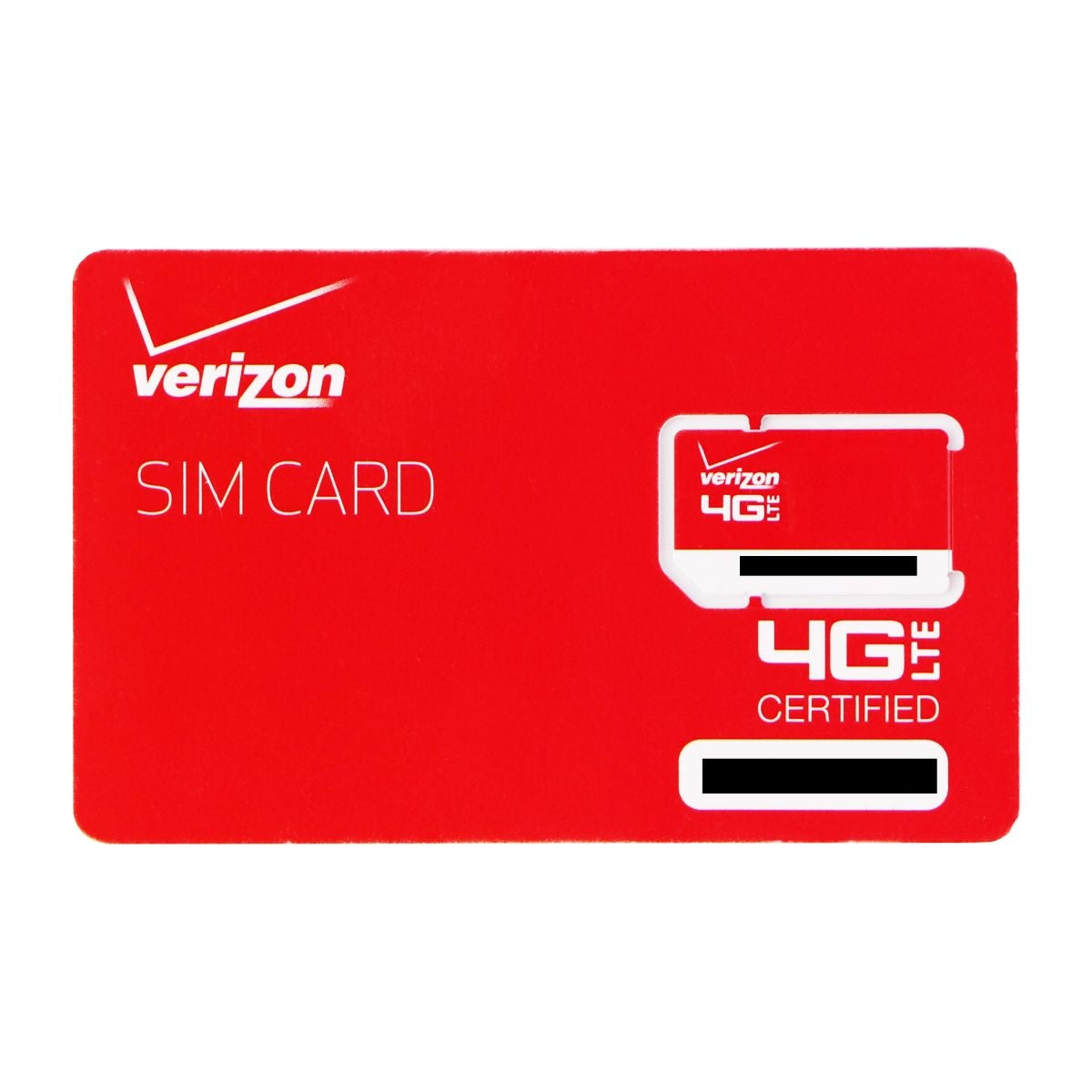 Verizon Wireless 4G LTE SIM Card 2FF (RETAILSIM4G-A) Phone Cards & SIM Cards Verizon    - Simple Cell Bulk Wholesale Pricing - USA Seller