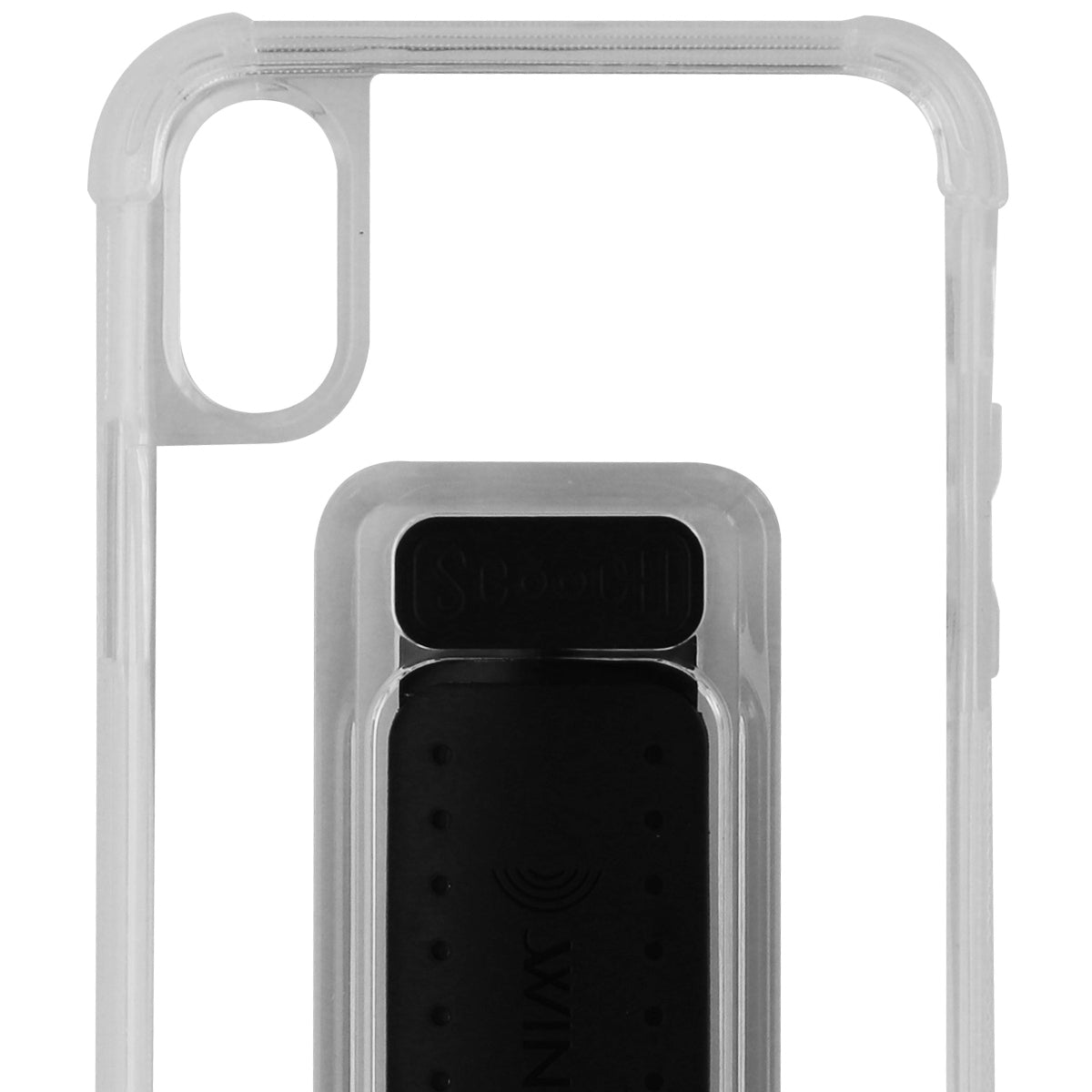 Scooch Wingman Series 5-in-1 Hybrid Case Cover for Apple iPhone X (10) - Clear Cell Phone - Cases, Covers & Skins Scooch    - Simple Cell Bulk Wholesale Pricing - USA Seller