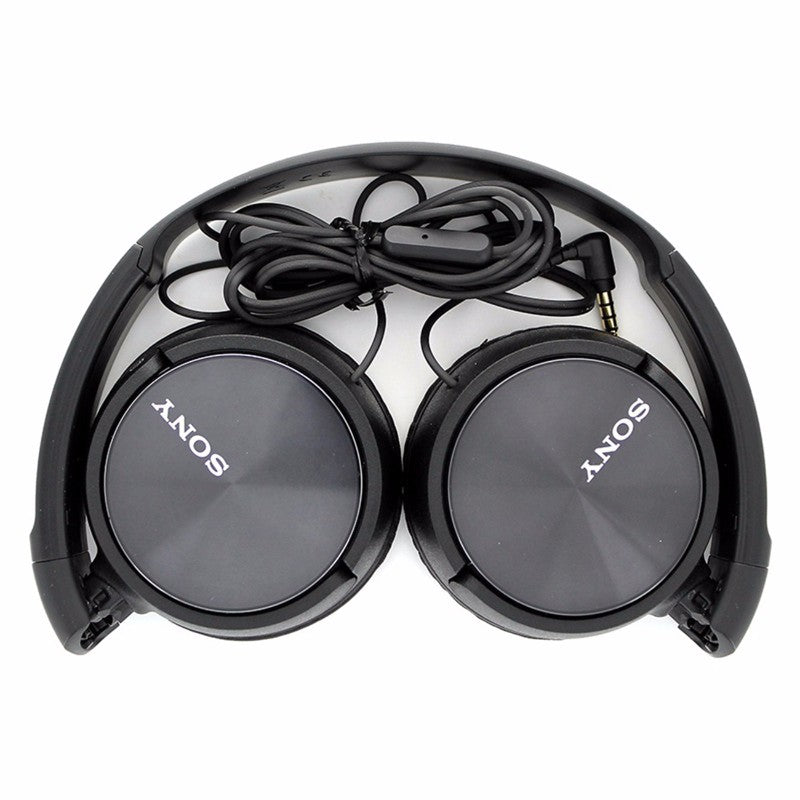 Sony ZX Series Wired On Ear Headphones - Black (MDR-ZX310AP) Portable Audio - Headphones Sony    - Simple Cell Bulk Wholesale Pricing - USA Seller