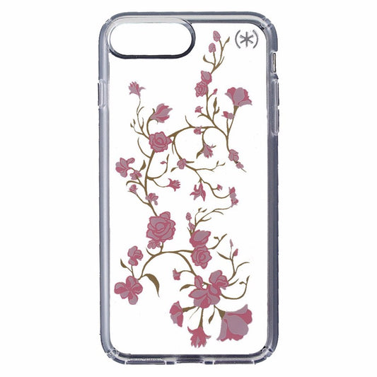 Speck Presidio Clear Print Hybrid Case for iPhone 7 Plus - Clear / Pink Flowers Cell Phone - Cases, Covers & Skins Speck    - Simple Cell Bulk Wholesale Pricing - USA Seller