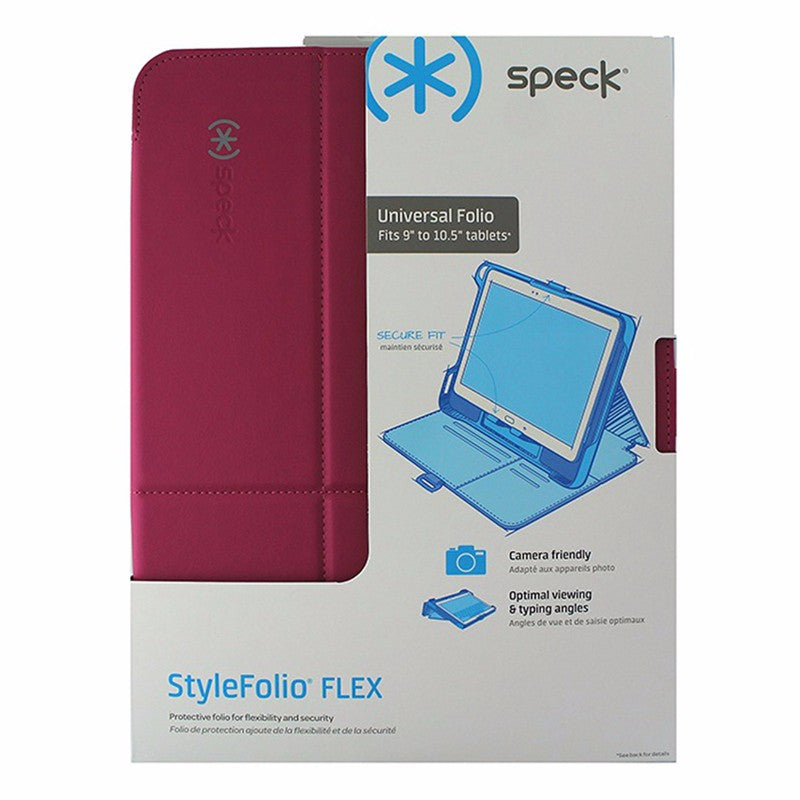 Speck StyleFolio Flex Folio for 9&#34;-10.5&#34; Tablets Universal - Pink iPad/Tablet Accessories - Cases, Covers, Keyboard Folios Speck    - Simple Cell Bulk Wholesale Pricing - USA Seller