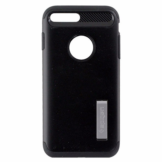 Spigen Slim Armor Hybrid Case w/ Kickstand iPhone 8 Plus / 7 Plus - Matte Black Cell Phone - Cases, Covers & Skins Spigen    - Simple Cell Bulk Wholesale Pricing - USA Seller