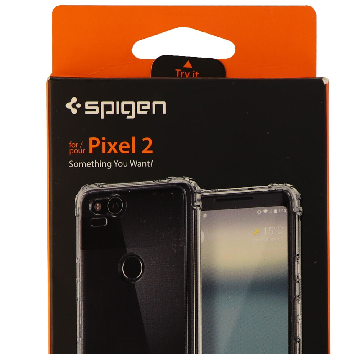 Spigen Crystal Shell Series Protective Case Cover for Google Pixel 2 - Clear Cell Phone - Cases, Covers & Skins Spigen    - Simple Cell Bulk Wholesale Pricing - USA Seller