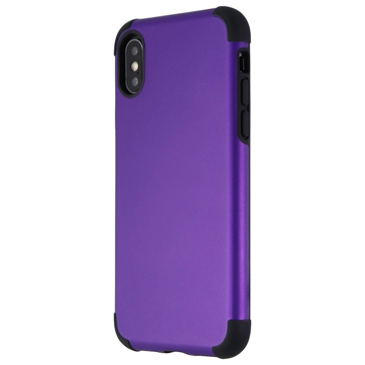 Verizon Slim Hard Case for Apple iPhone Xs and iPhone X - Matte Purple/Black Cell Phone - Cases, Covers & Skins Verizon    - Simple Cell Bulk Wholesale Pricing - USA Seller