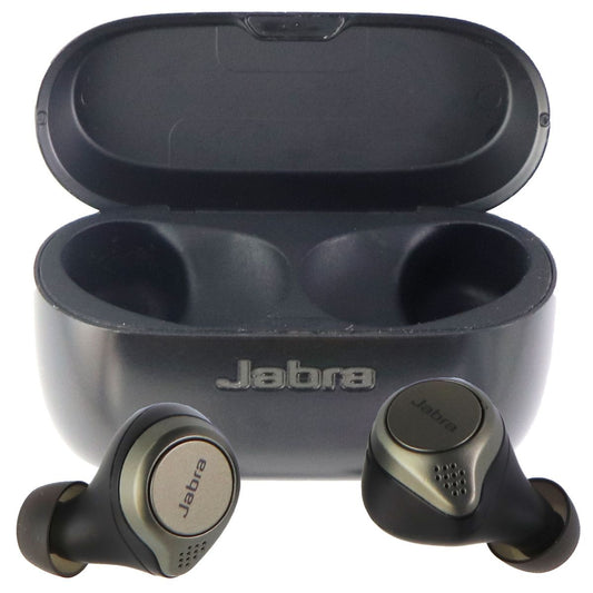 Jabra Elite 75t Earbuds True Wireless Earbuds w/ Charging Case - Titanium Black Portable Audio - Headphones Jabra    - Simple Cell Bulk Wholesale Pricing - USA Seller