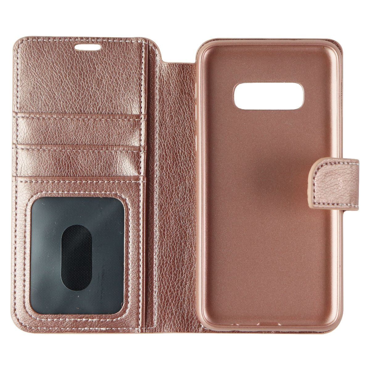 Base Wallet Folio Series Case for Samsung Galaxy S10e - Rose Gold Cell Phone - Cases, Covers & Skins Base    - Simple Cell Bulk Wholesale Pricing - USA Seller