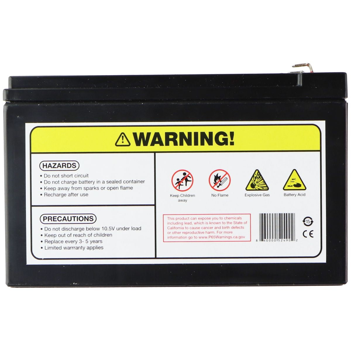 MightyMax ML7-12 - 12 Volt 7.2 AH, F1 Terminal, Rechargeable SLA AGM Battery Home Improvement - Other Home Improvement MightyMax    - Simple Cell Bulk Wholesale Pricing - USA Seller