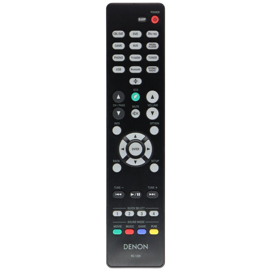 Denon OEM Remote Control (RC-1226) for Select Denon Receivers - Black TV, Video & Audio Accessories - Remote Controls Denon    - Simple Cell Bulk Wholesale Pricing - USA Seller