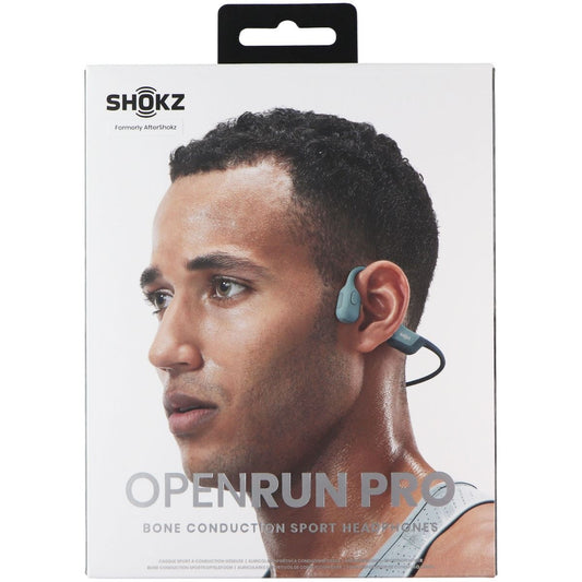 SHOKZ OpenRun Pro Bone Conduction Sport Headphones - Blue Portable Audio - Headphones SHOKZ    - Simple Cell Bulk Wholesale Pricing - USA Seller