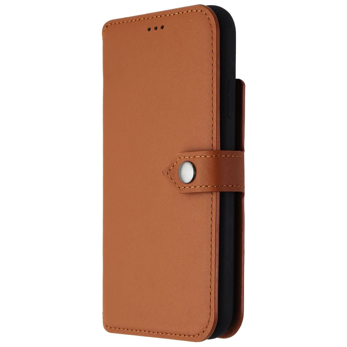 ERCKO 2-IN-1 Magnetic Wallet & Case for iPhone Xs - Black/Light Brown Cell Phone - Cases, Covers & Skins Ercko    - Simple Cell Bulk Wholesale Pricing - USA Seller