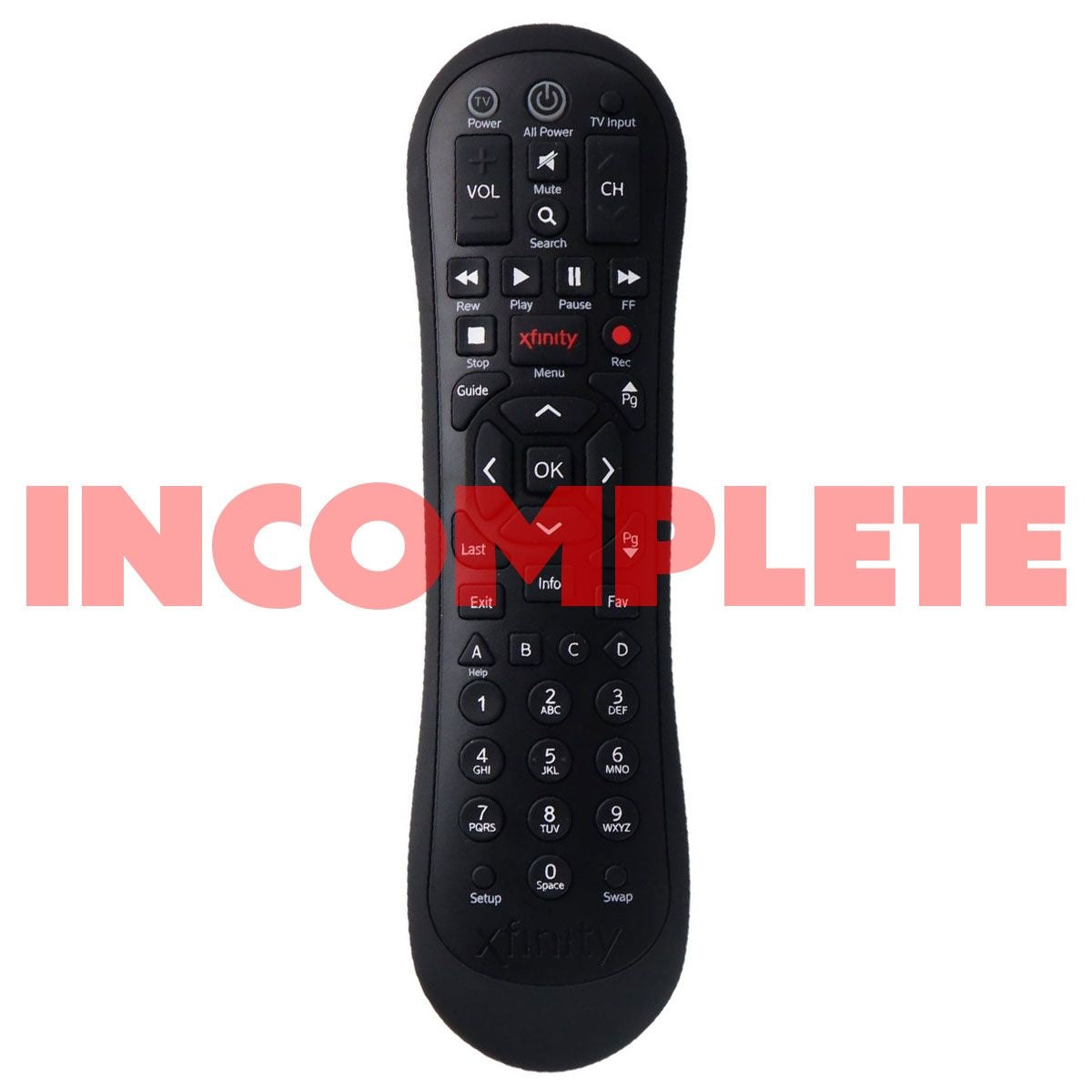 Xfinity Remote Control (XR2) for Xfinity Cable Boxes and TVs - Black ...