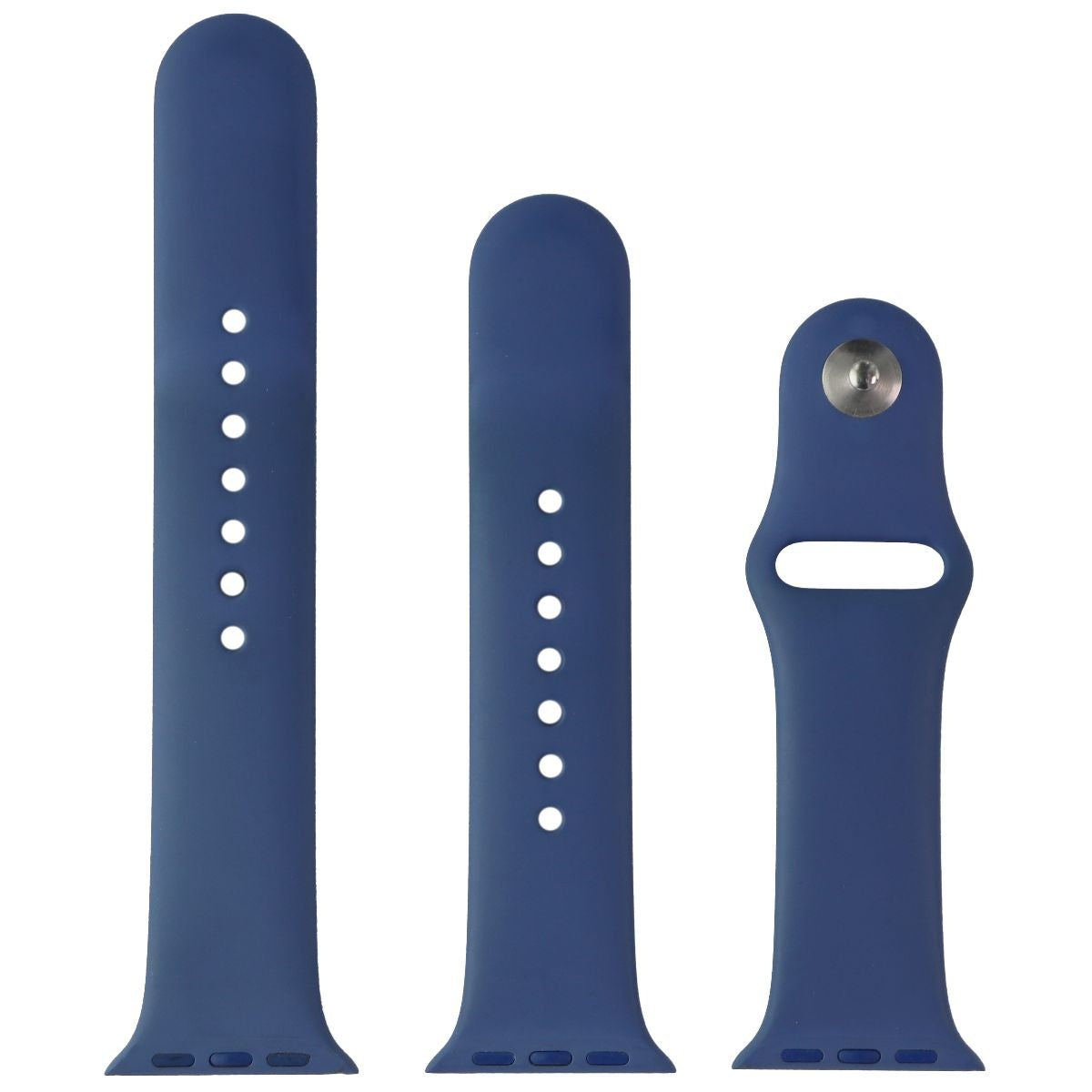 Apple (40mm) Watch Sport Band Full Set for Apple Watch 38/40/41 - Alaskan Blue Smart Watch Accessories - Watch Bands Apple    - Simple Cell Bulk Wholesale Pricing - USA Seller