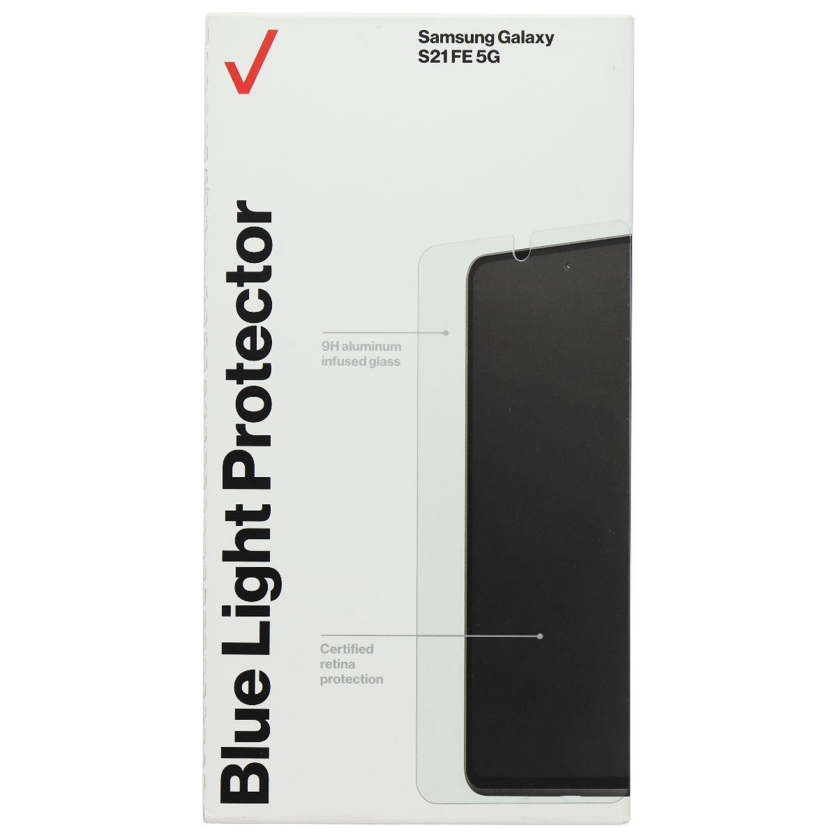 Verizon Blue Light Screen Protector for Samsung Galaxy S21 FE 5G - Clear/Tinted Cell Phone - Screen Protectors Verizon    - Simple Cell Bulk Wholesale Pricing - USA Seller