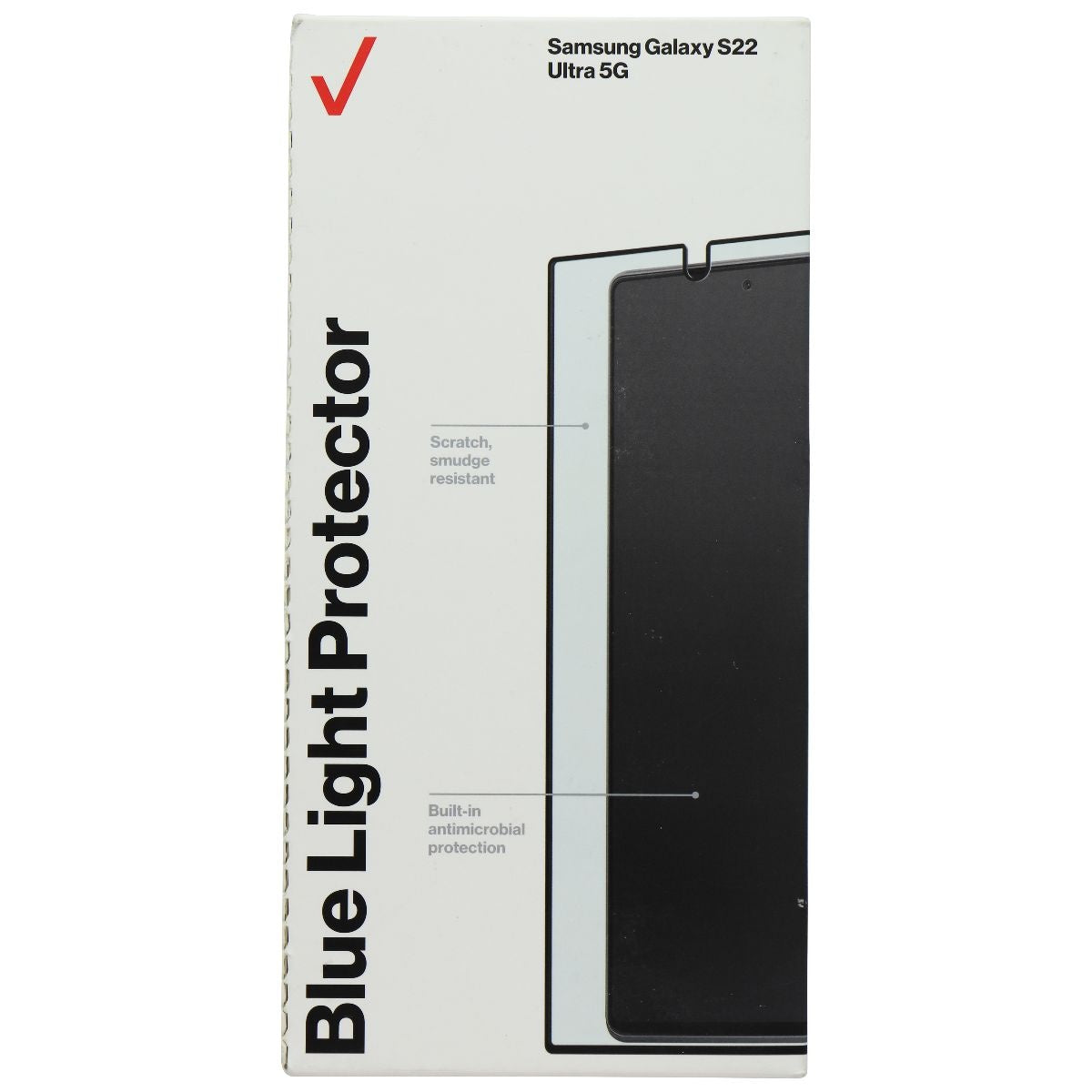 Verizon Blue Light Screen Protector for Samsung Galaxy S22 Ultra 5G - Clear/Tint Cell Phone - Screen Protectors Verizon    - Simple Cell Bulk Wholesale Pricing - USA Seller
