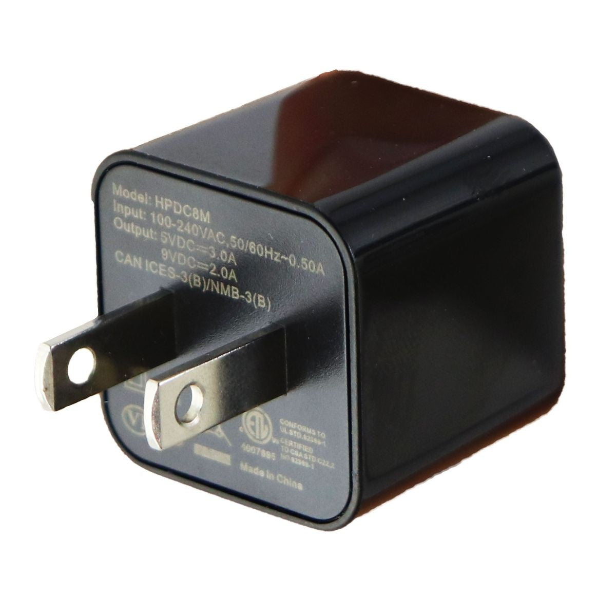 Scoshe HPDC8M PowerVolt Mini Cube USB-C Fast Charger - Black Cell Phone - Chargers & Cradles Scosche    - Simple Cell Bulk Wholesale Pricing - USA Seller