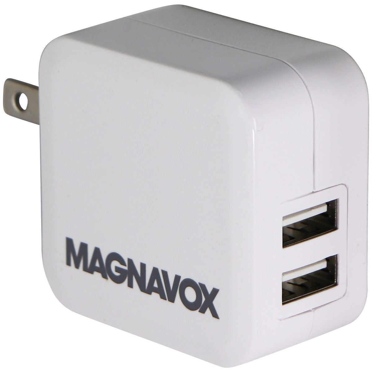 Magnavox 15W/3.1A Dual USB Wall Charger - White (MC3113m) Cell Phone - Chargers & Cradles Magnavox    - Simple Cell Bulk Wholesale Pricing - USA Seller