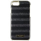 Kate Spade Wrap Glitter Stripe Case for iPhone 8 - Black Saffiano/Silver Glitter Cell Phone - Cases, Covers & Skins Incipio    - Simple Cell Bulk Wholesale Pricing - USA Seller