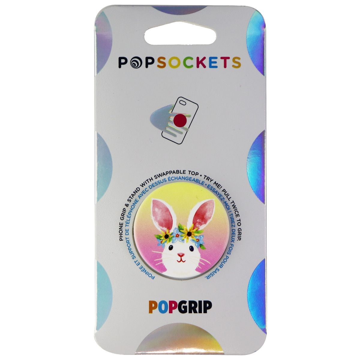 PopSockets PopGrip Expanding Stand and Grip with Swappable Top - BunnyRoo Cell Phone - Mounts & Holders PopSockets    - Simple Cell Bulk Wholesale Pricing - USA Seller