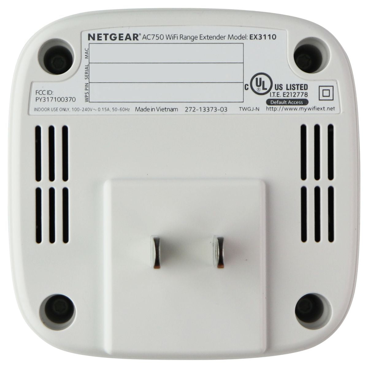 NETGEAR - AC750 Dual-Band Wi-Fi Range Extender (EX3110) Networking - Boosters, Extenders & Antennas Netgear    - Simple Cell Bulk Wholesale Pricing - USA Seller
