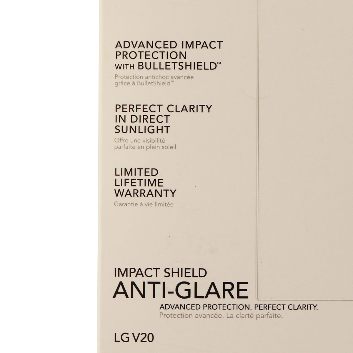 Tech21 Impact Shield Screen Protector for LG V20 - Anti Glare Clear Clarity Cell Phone - Screen Protectors Tech21    - Simple Cell Bulk Wholesale Pricing - USA Seller