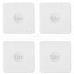 4 PACK Tile Slim (4 Tiles) Find Your Wallet, Phone, Anything Locator - White OEM GPS Accessories & Tracking - Tracking Devices Tile    - Simple Cell Bulk Wholesale Pricing - USA Seller
