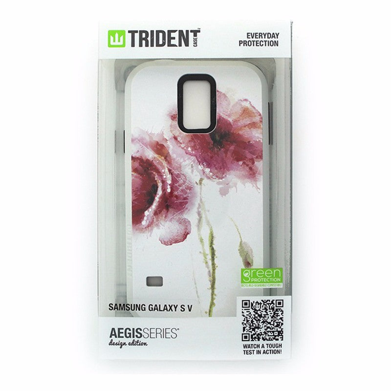 Trident Aegis Case for Samsung Galaxy S5 White and Red Cell Phone - Cases, Covers & Skins Trident Case    - Simple Cell Bulk Wholesale Pricing - USA Seller