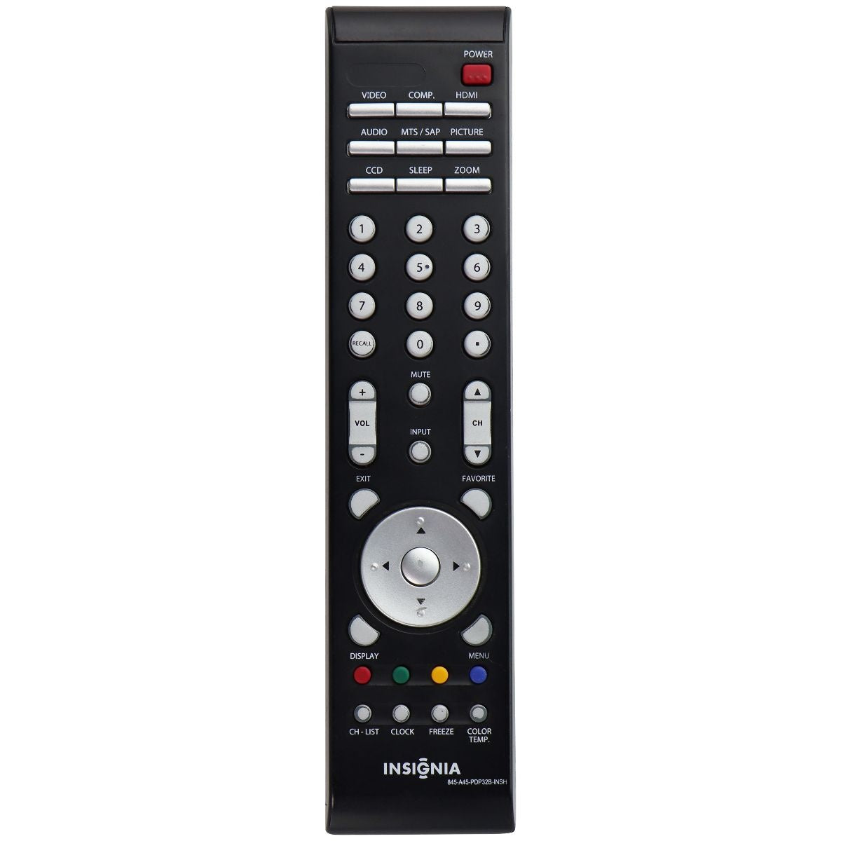 Insignia OEM Remote Control (845-A45-PDP32B-INSH) - Black TV, Video & Audio Accessories - Remote Controls Insignia    - Simple Cell Bulk Wholesale Pricing - USA Seller