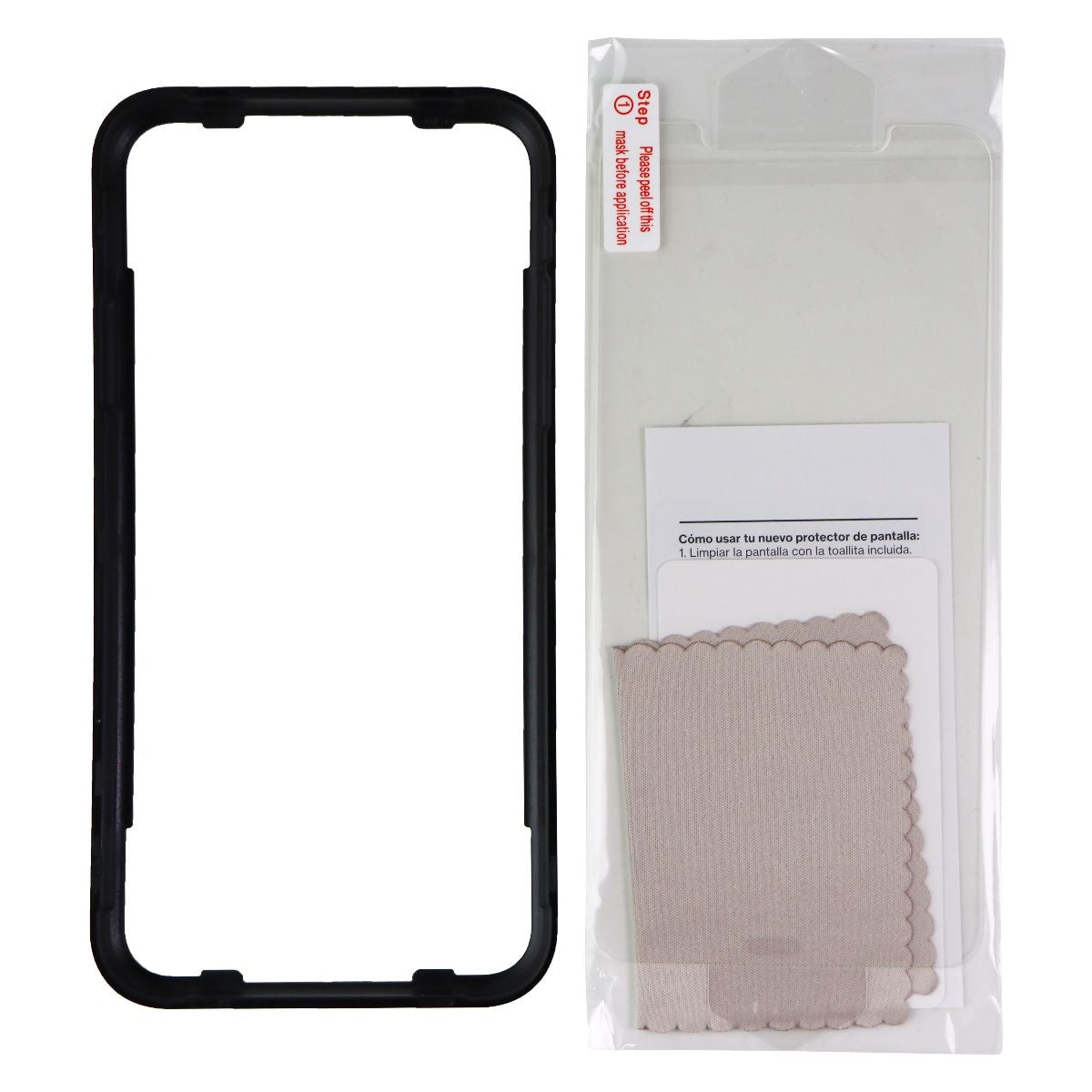 Verizon Tempered Glass Screen Protector and Case for iPhone 11 Pro Max - Black Cell Phone - Cases, Covers & Skins Verizon    - Simple Cell Bulk Wholesale Pricing - USA Seller