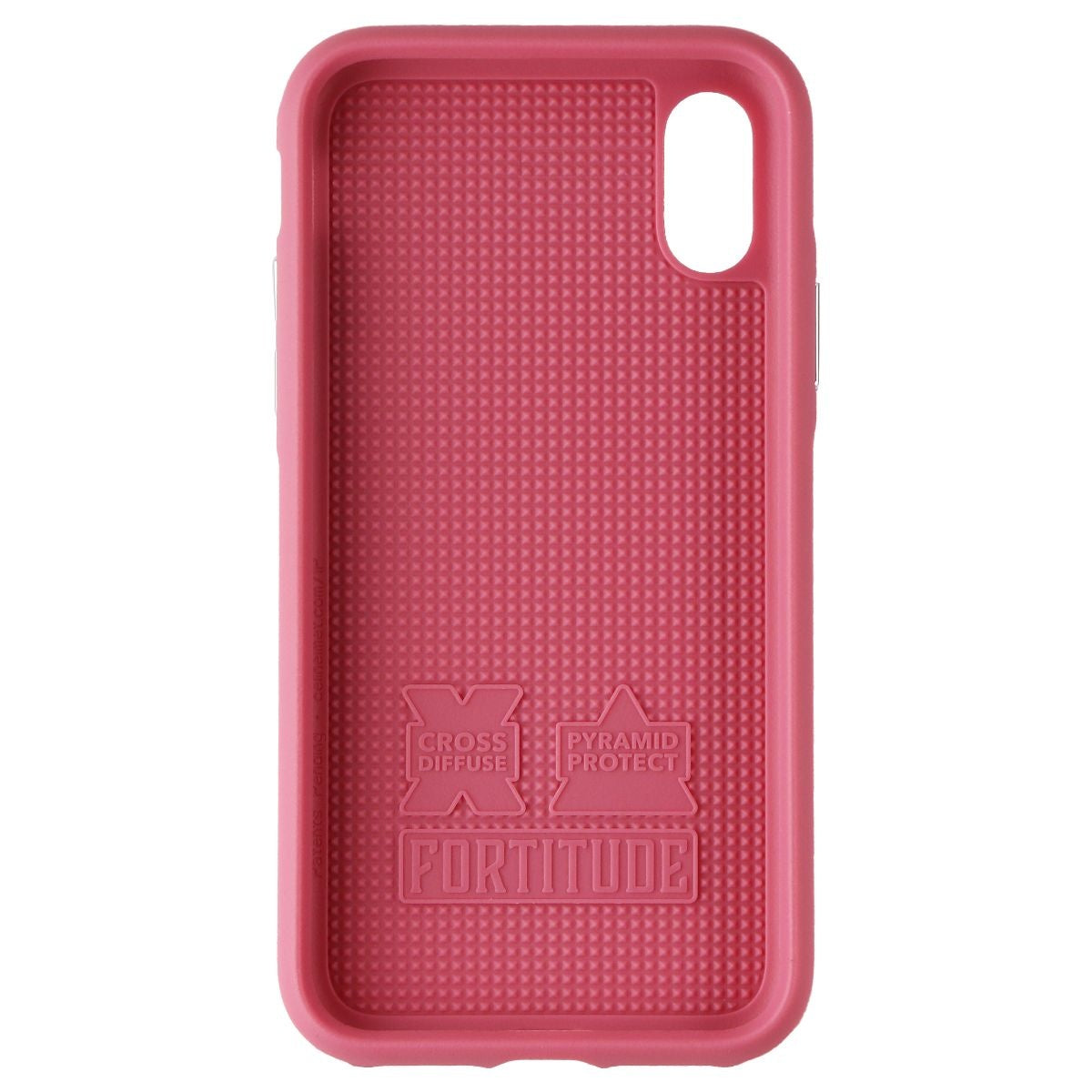 CellHelmet Fortitude Pro Series Hard Case for iPhone Xs and X - Pink Magnolia Cell Phone - Cases, Covers & Skins CellHelmet    - Simple Cell Bulk Wholesale Pricing - USA Seller